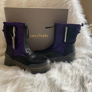 FRANCO SARTO Purple Galaxy Winter Boots 9.5 M